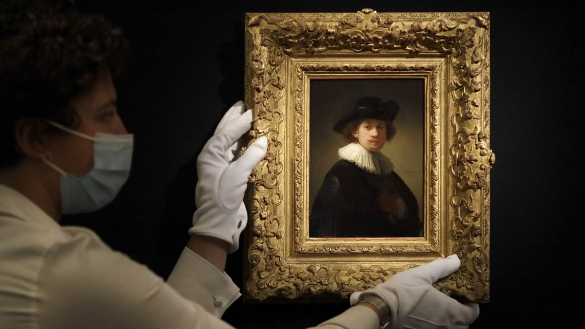 Autoportrét Rembrandta se prodal za 420 milionů